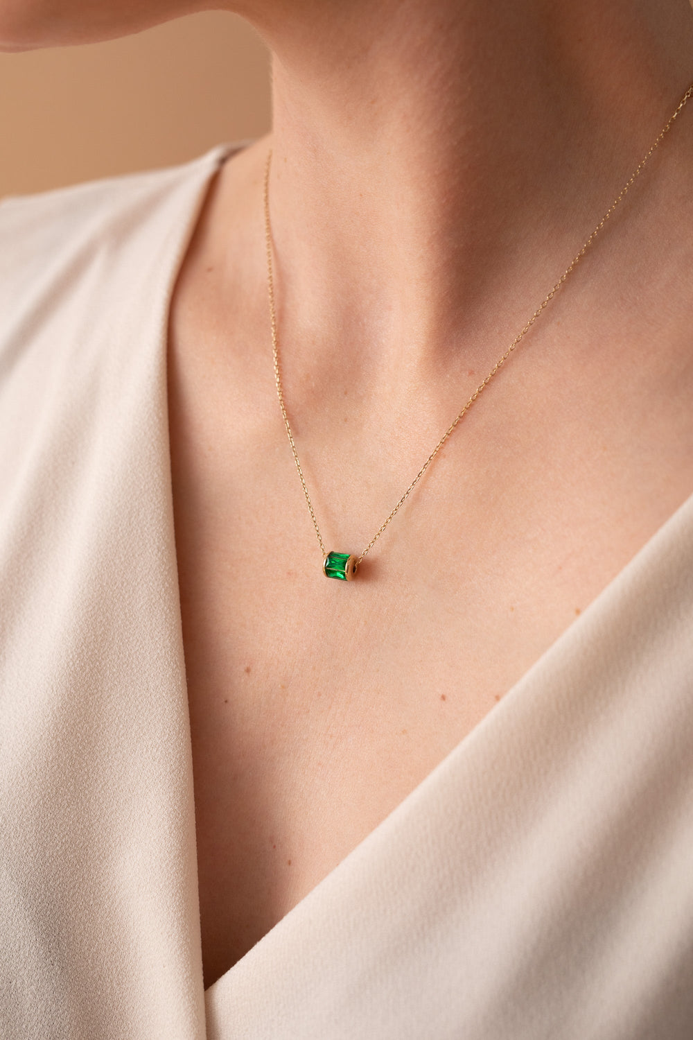 May Birthstone Precious Pendant Necklace Sterling Silver | Alex and Ani