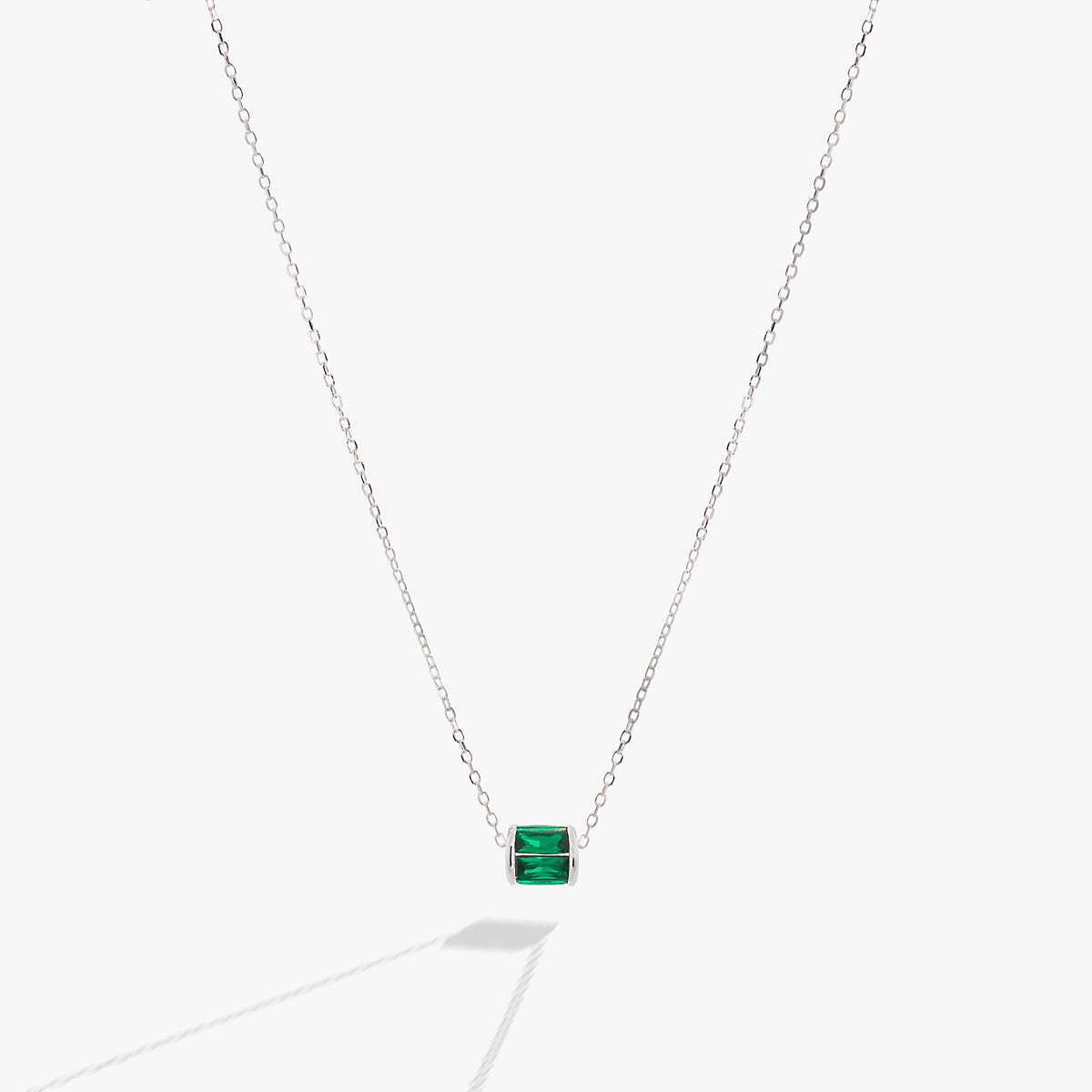 May Birthstone Precious Pendant Necklace Sterling Silver | Alex and Ani