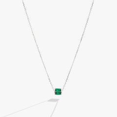 May Birthstone Precious Pendant Necklace Sterling Silver | Alex and Ani