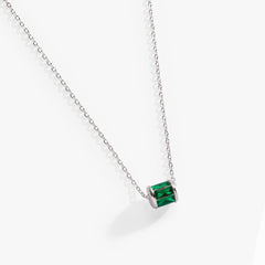 May Birthstone Precious Pendant Necklace Sterling Silver | Alex and Ani