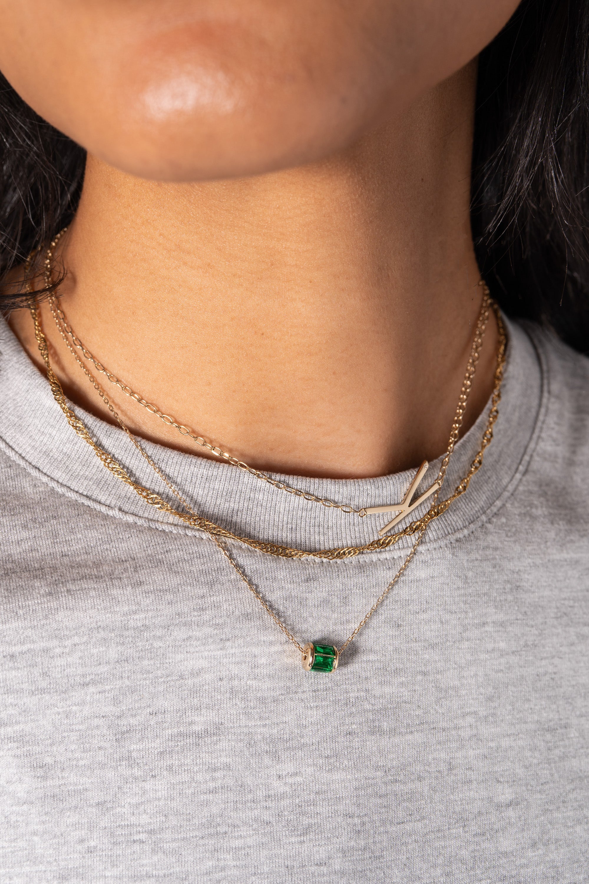 May Birthstone Precious Pendant Necklace Sterling Silver | Alex and Ani