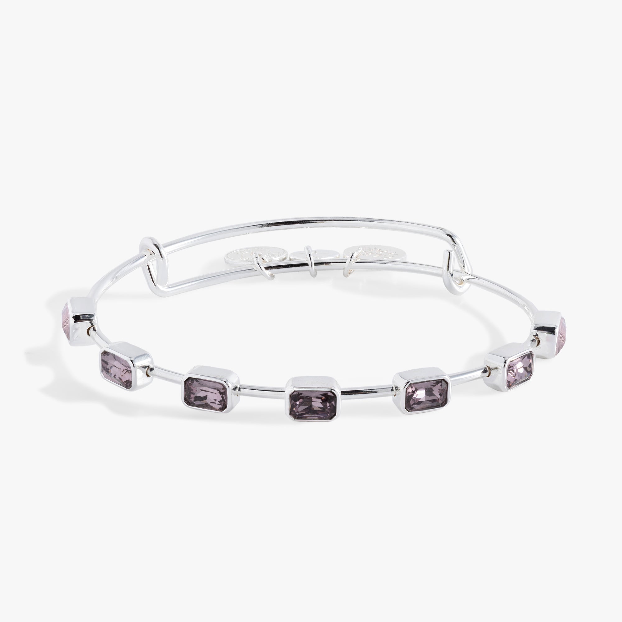 June Birthstone Emerald Cut Bangle Gold | Alex and Ani