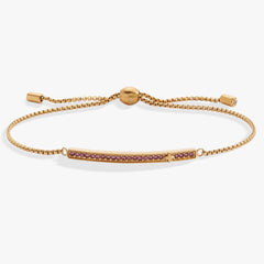 Birthstone Pave Bolo - June Stainless Steel Gold | Alex and Ani