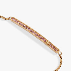 Birthstone Pave Bolo - June Stainless Steel Gold | Alex and Ani
