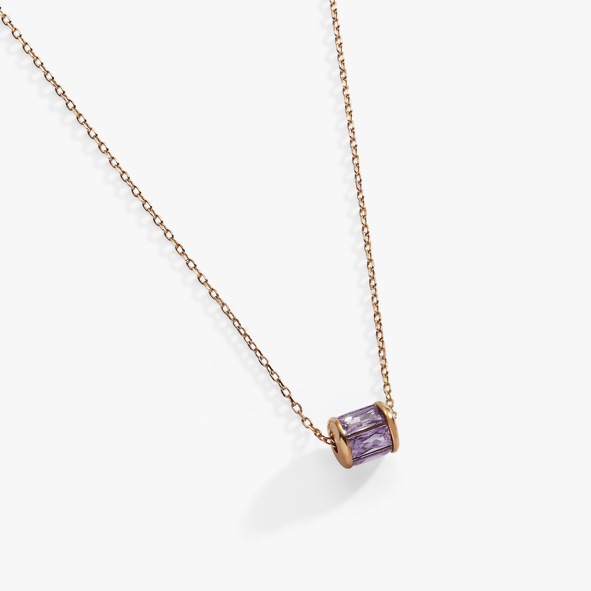June Birthstone Precious Pendant Necklace 14kt Gold Over Sterling Silver | Alex and Ani