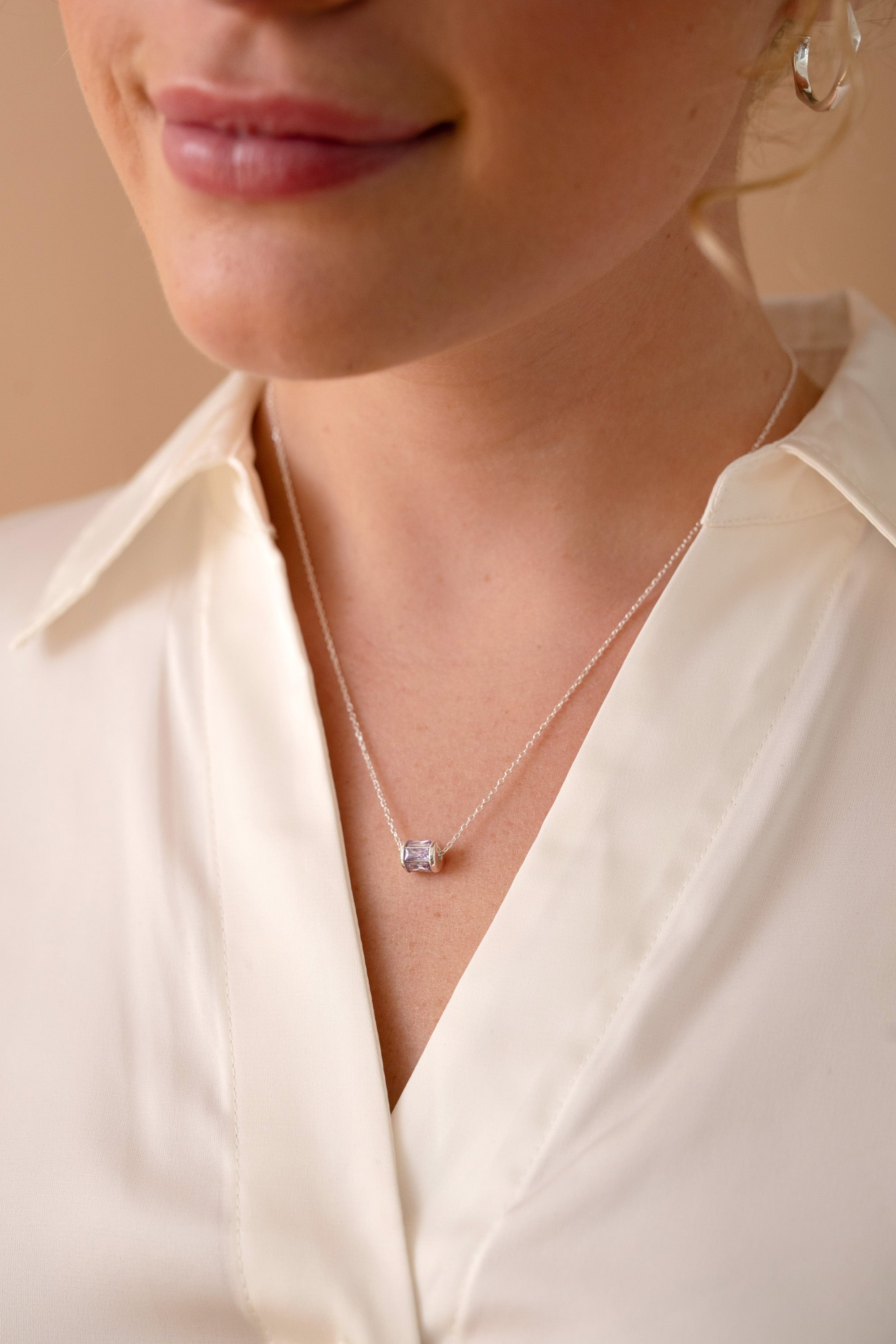 June Birthstone Precious Pendant Necklace 14kt Gold Over Sterling Silver | Alex and Ani
