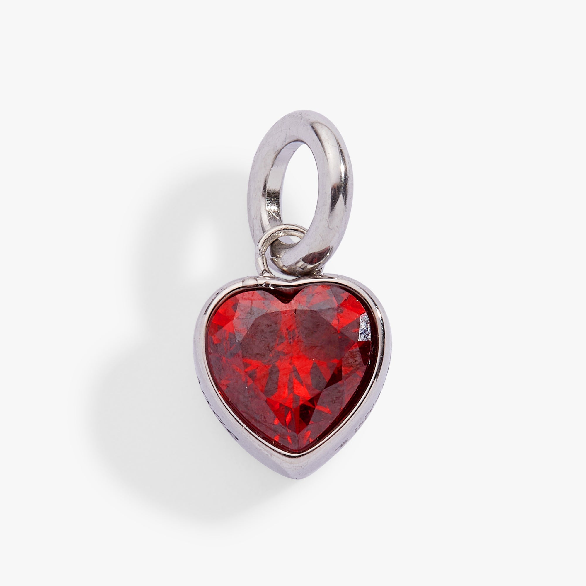 Love' Heart Birthstone Charm-JULY Stainless Steel Gold | Alex and Ani