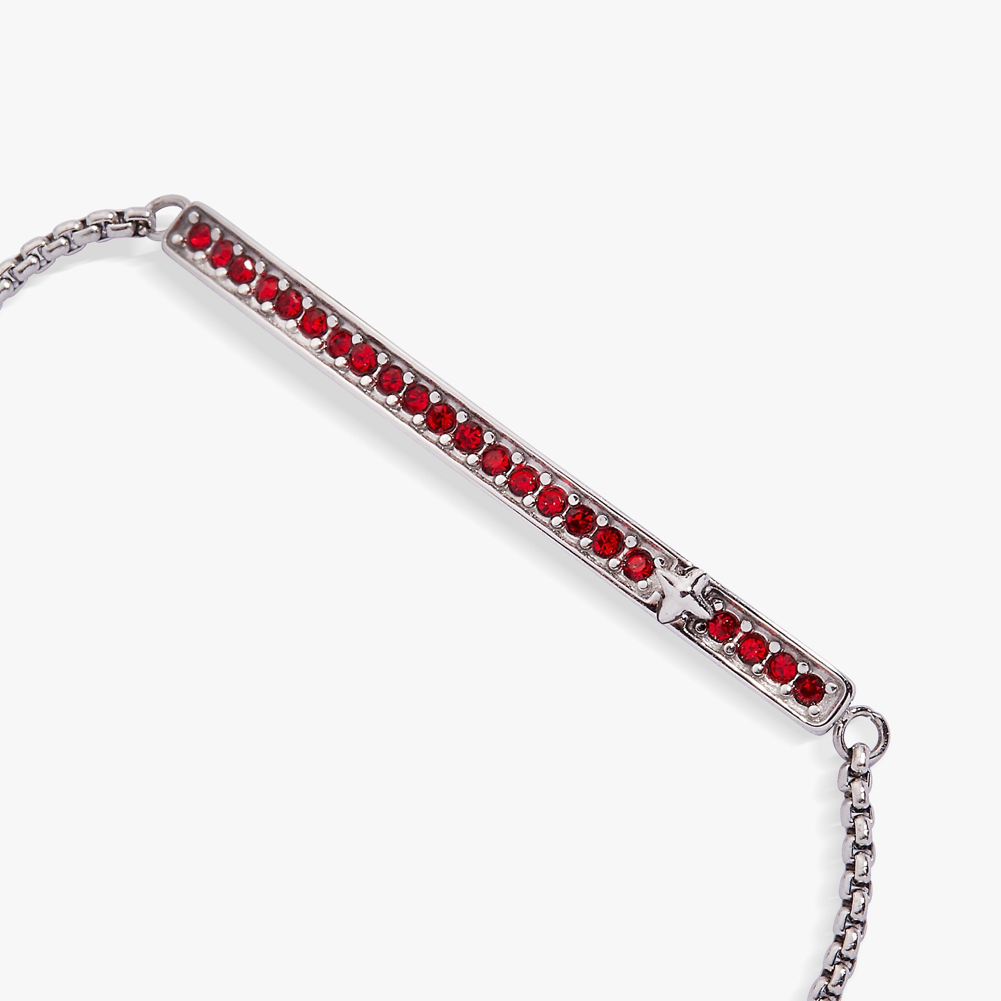 Birthstone Pave Bolo - July Stainless Steel Gold | Alex and Ani