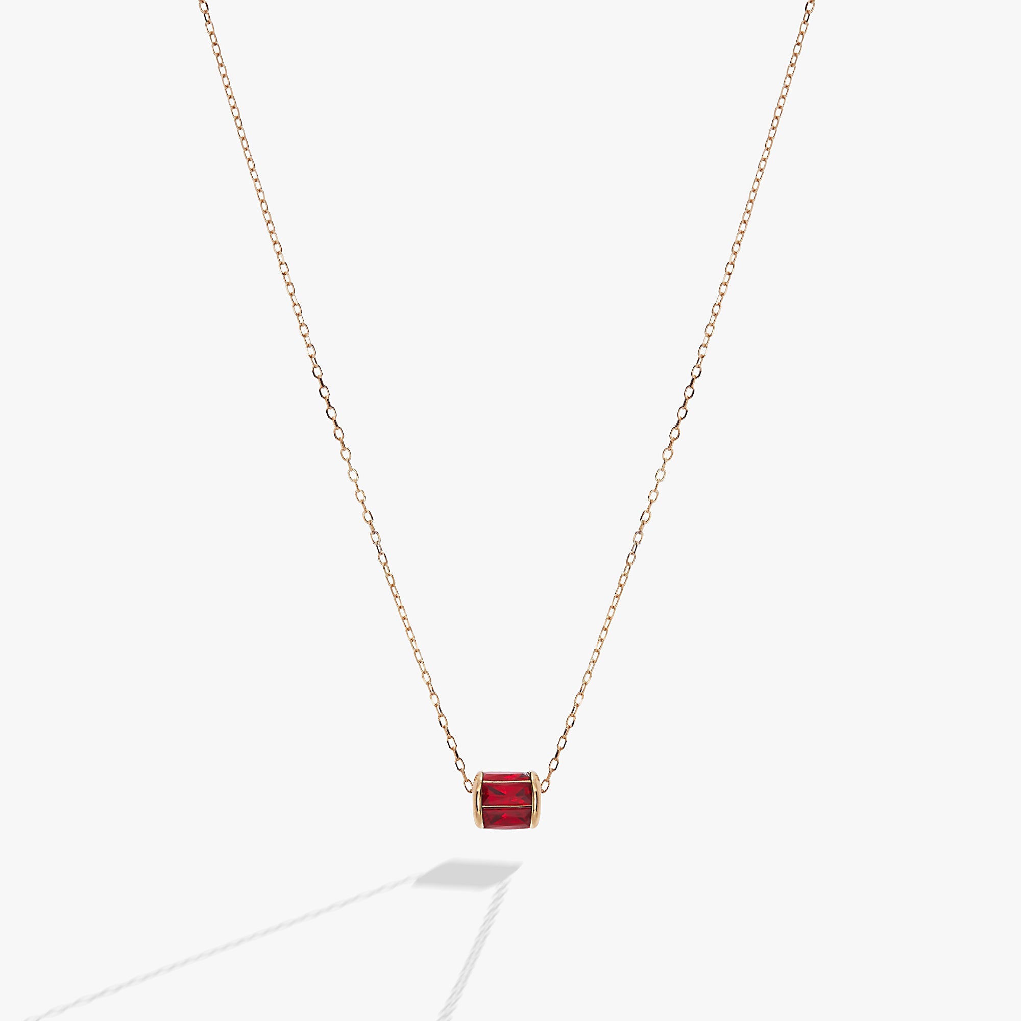 July Birthstone Precious Pendant Necklace 14kt Gold Over Sterling Silver | Alex and Ani
