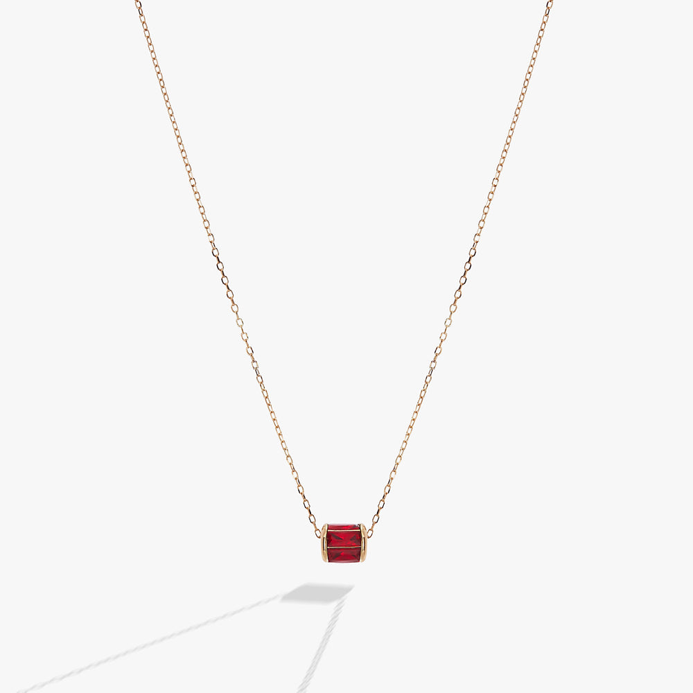 July Birthstone Precious Pendant Necklace 14kt Gold Over Sterling Silver | Alex and Ani