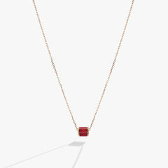 July Birthstone Precious Pendant Necklace 14kt Gold Over Sterling Silver | Alex and Ani