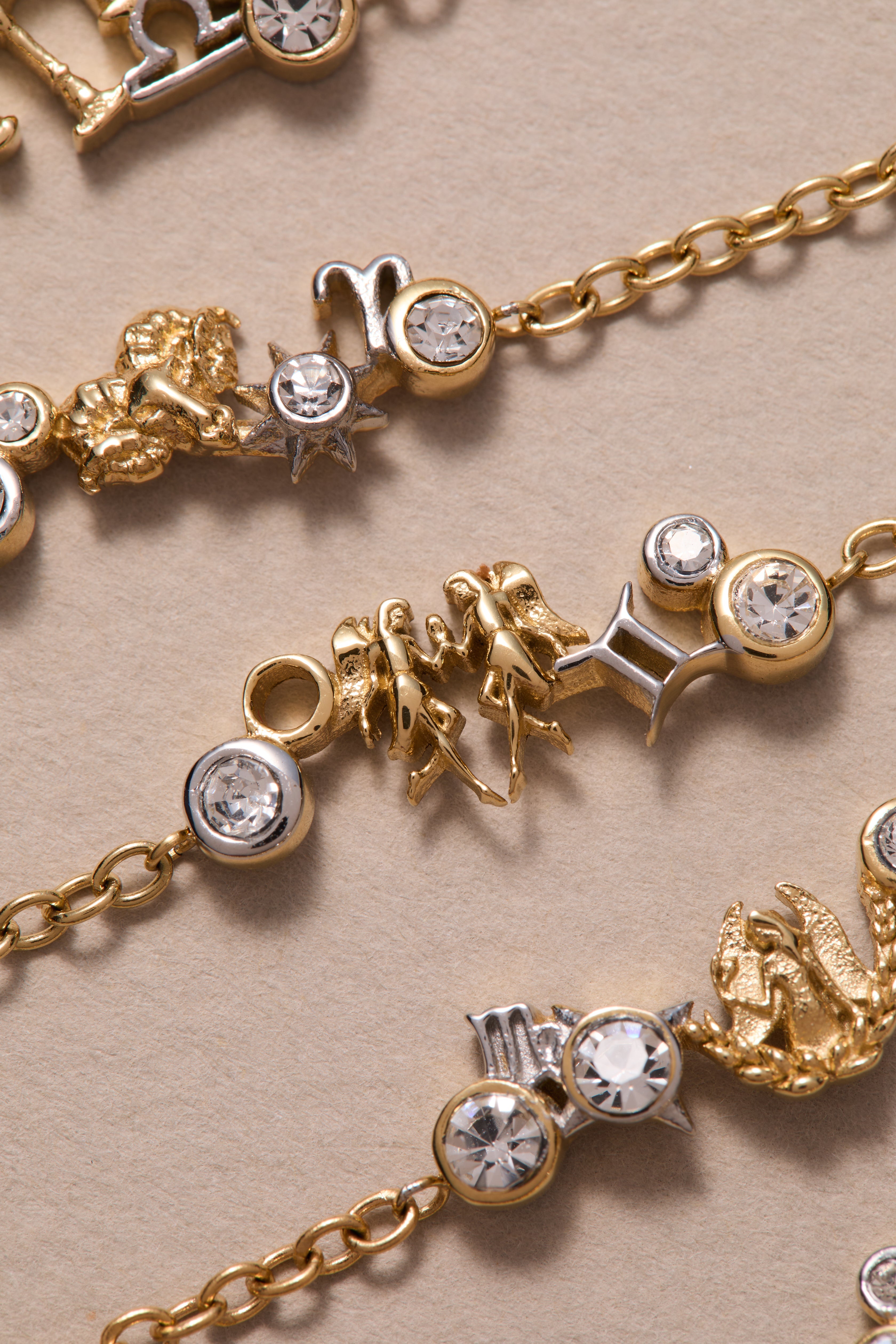 Gemini Symbol Inline Bracelet Two Tone - Stainless Steel | Alex and Ani