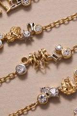 Gemini Symbol Inline Bracelet Two Tone - Stainless Steel | Alex and Ani
