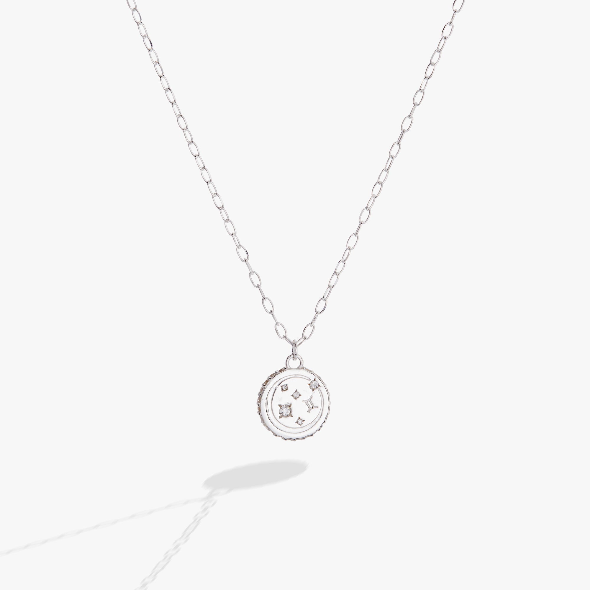 Gemini Zodiac Precious Necklace Sterling Silver | Alex and Ani