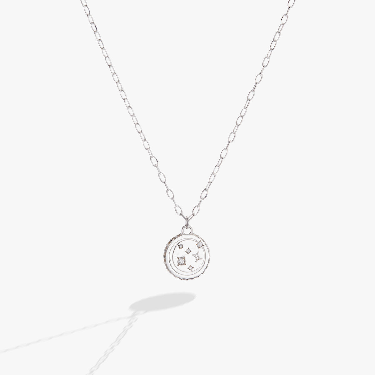 Gemini Zodiac Precious Necklace Sterling Silver | Alex and Ani