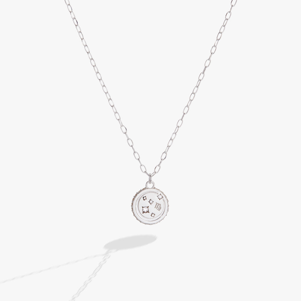 Virgo Zodiac Precious Necklace Sterling Silver | Alex and Ani