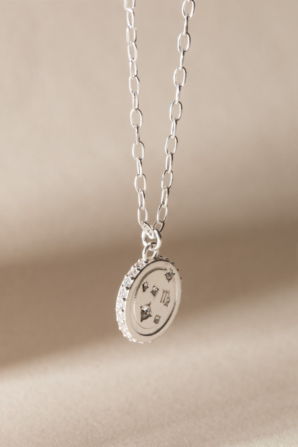 Virgo Zodiac Precious Necklace Sterling Silver | Alex and Ani