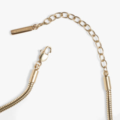 Round Herringbone Charm & Layering Necklace Stainless Steel Silver | Alex and Ani