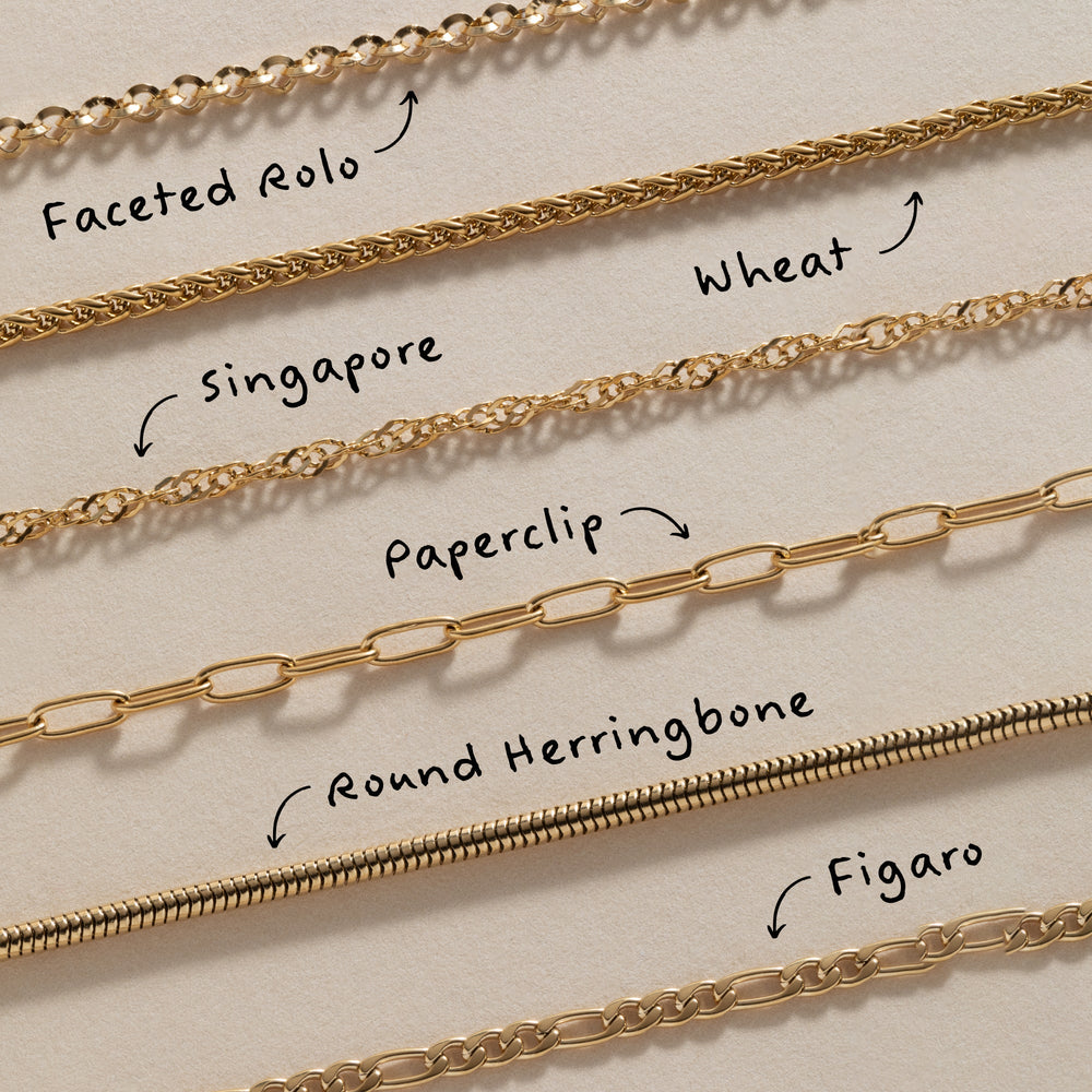 Round Herringbone Charm & Layering Necklace Stainless Steel Silver | Alex and Ani