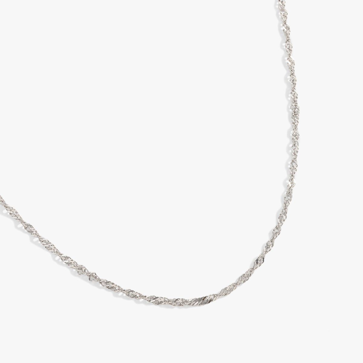 Singapore Chain Charm & Layering Necklace| Alex and Ani Stainless Steel Silver | Alex and Ani
