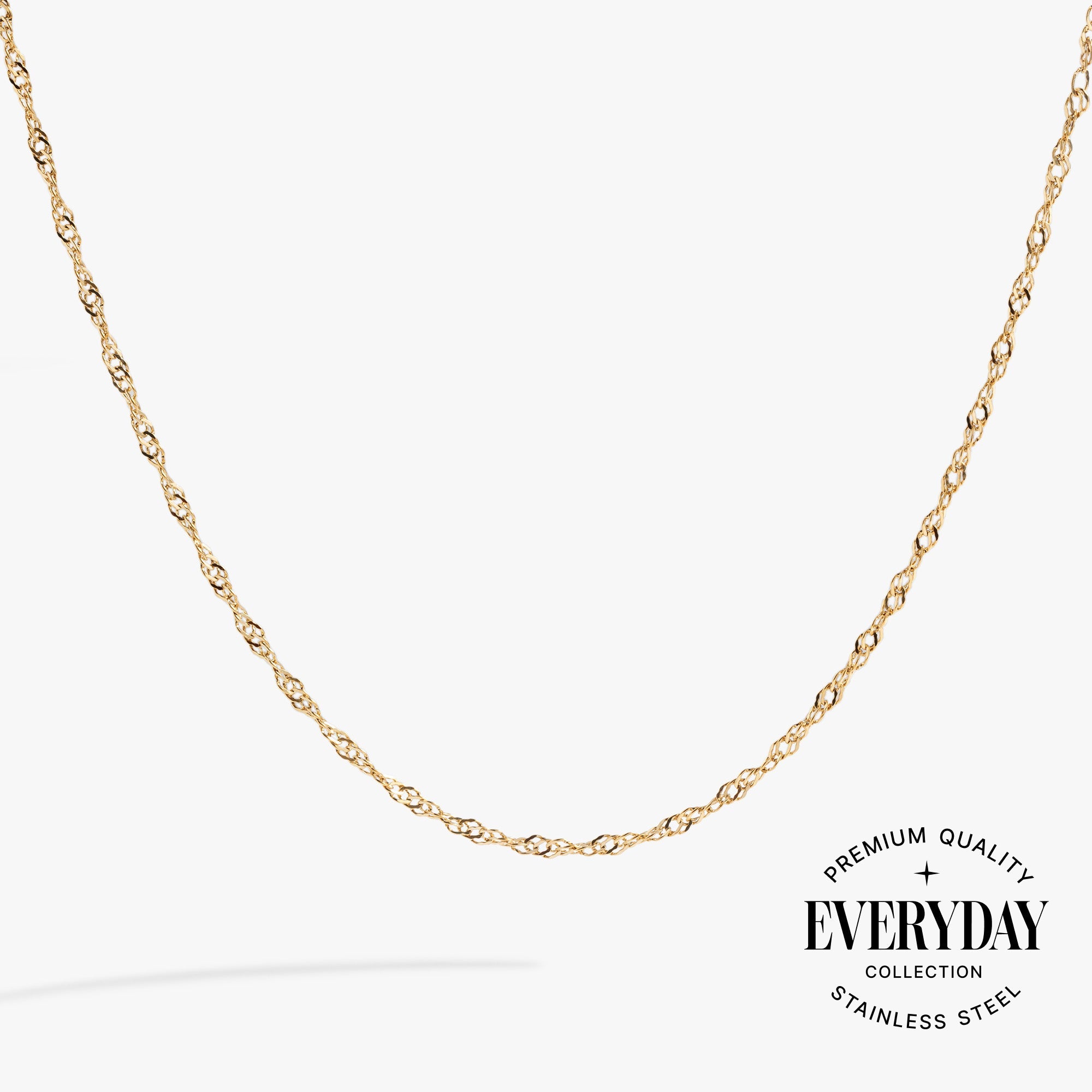 Singapore Chain Charm & Layering Necklace| Alex and Ani Stainless Steel Silver | Alex and Ani