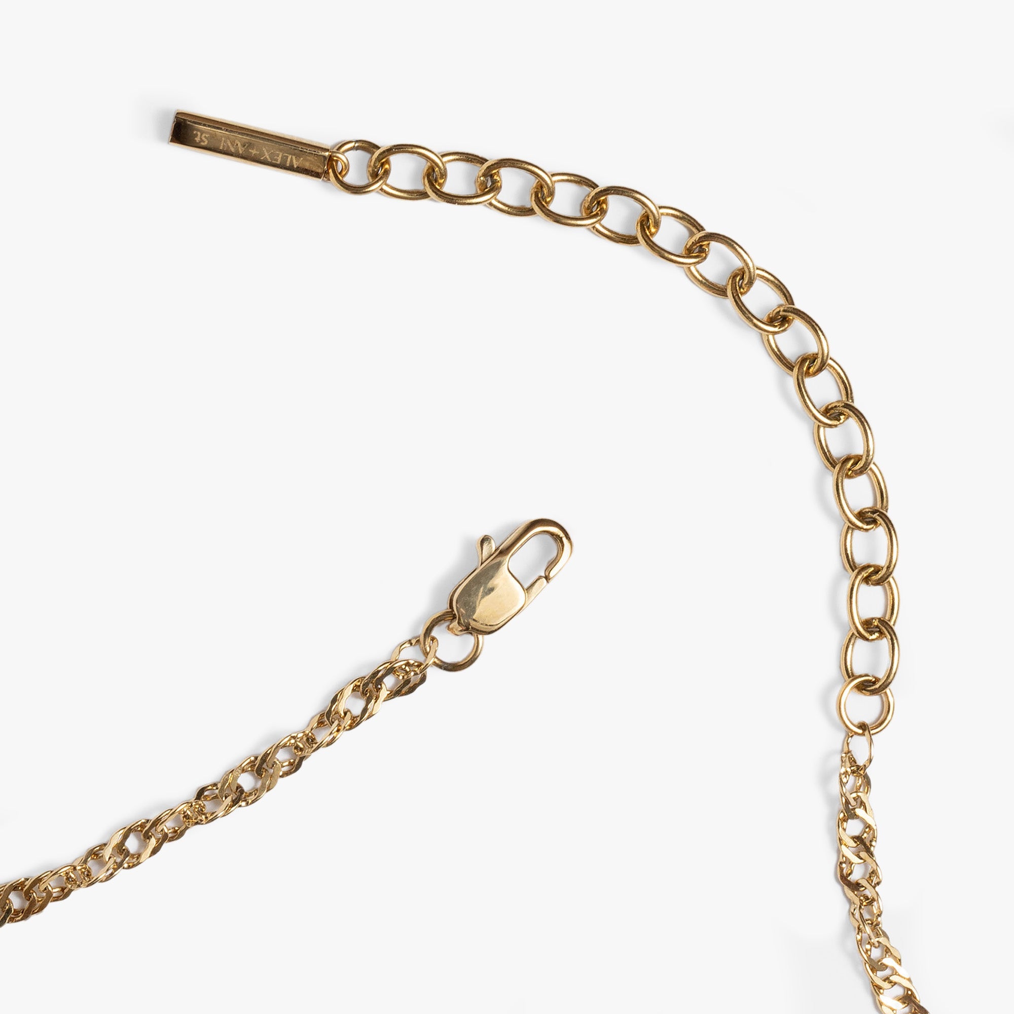 Singapore Chain Charm & Layering Necklace| Alex and Ani Stainless Steel Silver | Alex and Ani