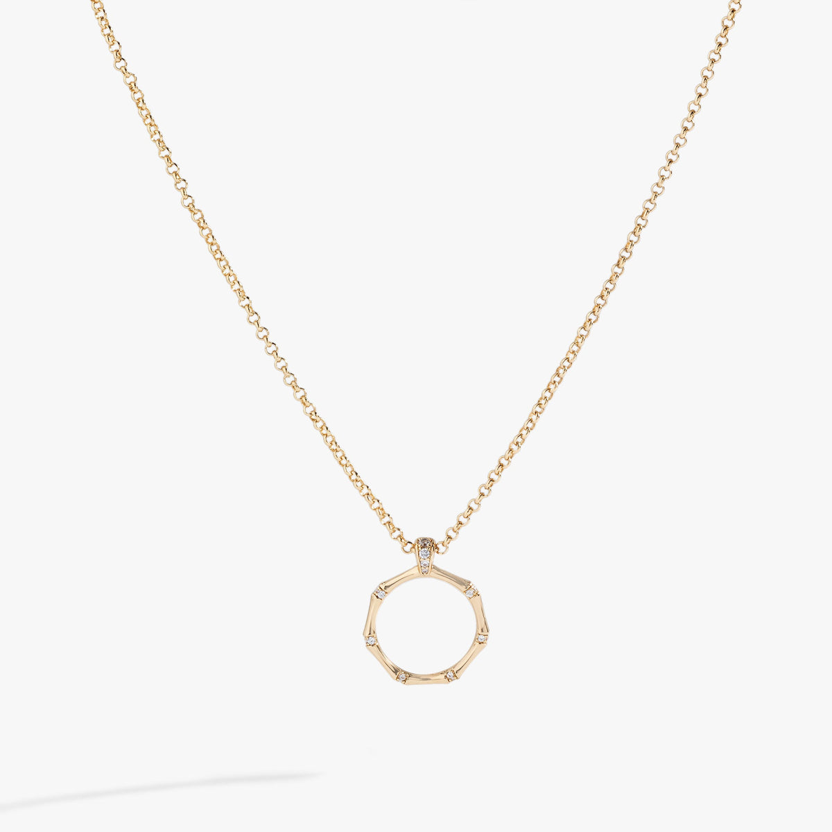 Bamboo Pendant Gold | Alex and Ani