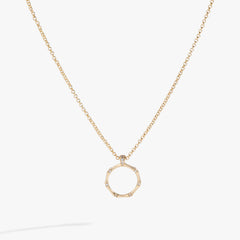 Bamboo Pendant Gold | Alex and Ani