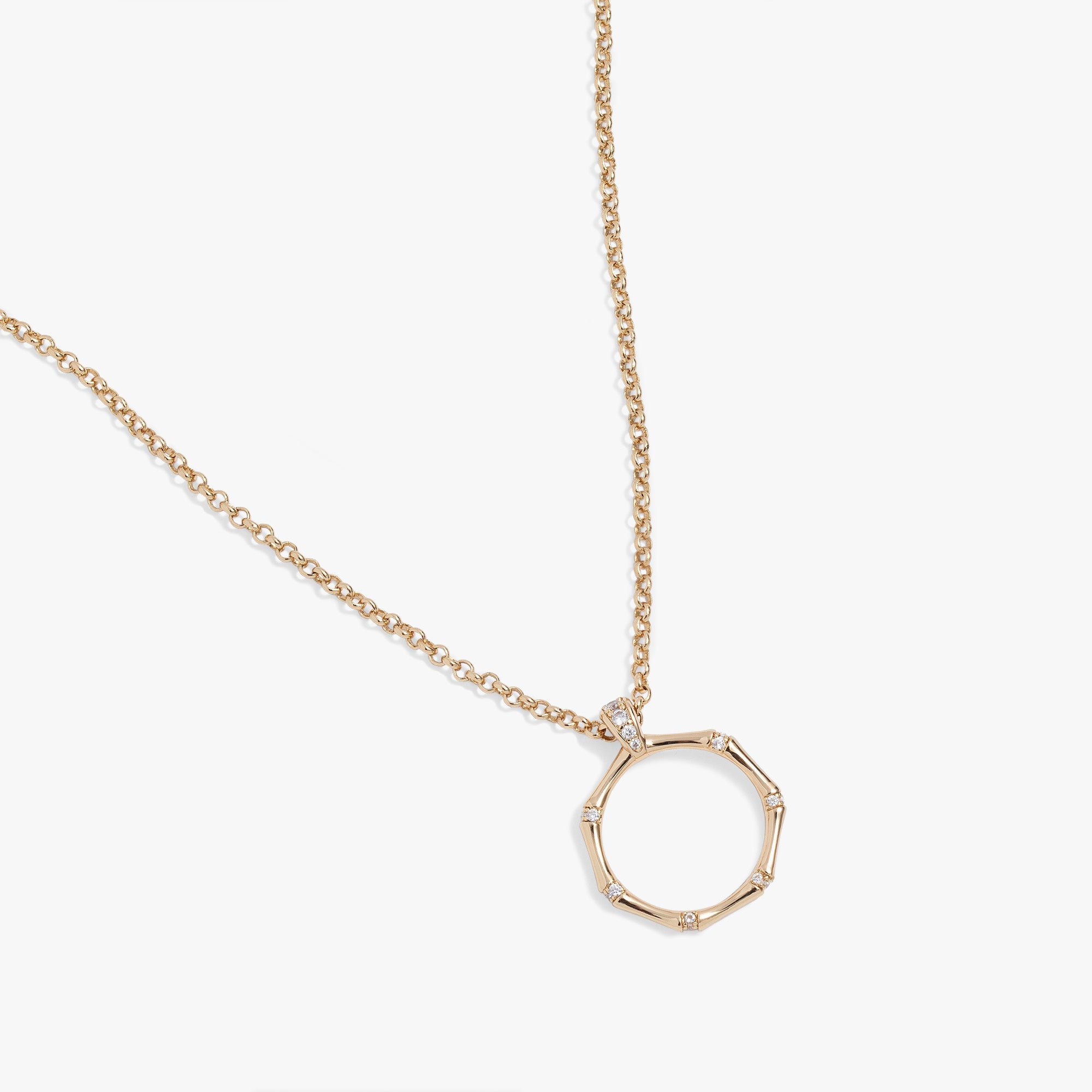 Bamboo Pendant Gold | Alex and Ani
