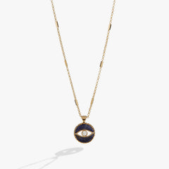 Sodalite Evil Eye Necklace Gold | Alex and Ani