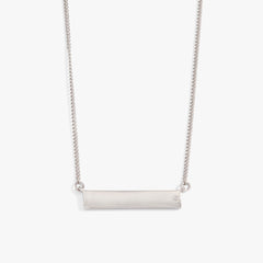 Bar Necklace with Crystal Accent Shiny Rose Gold | Alex and Ani
