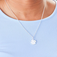 Four-Leaf Clover Necklace, 21" Gold | Alex and Ani