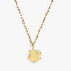 Four-Leaf Clover Necklace, 21" Gold | Alex and Ani