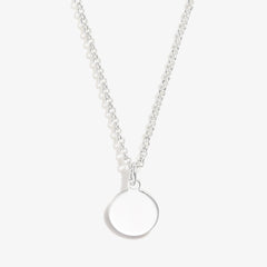 Circle Charm Necklace, 19'' - Alex and Ani Silver | Alex and Ani