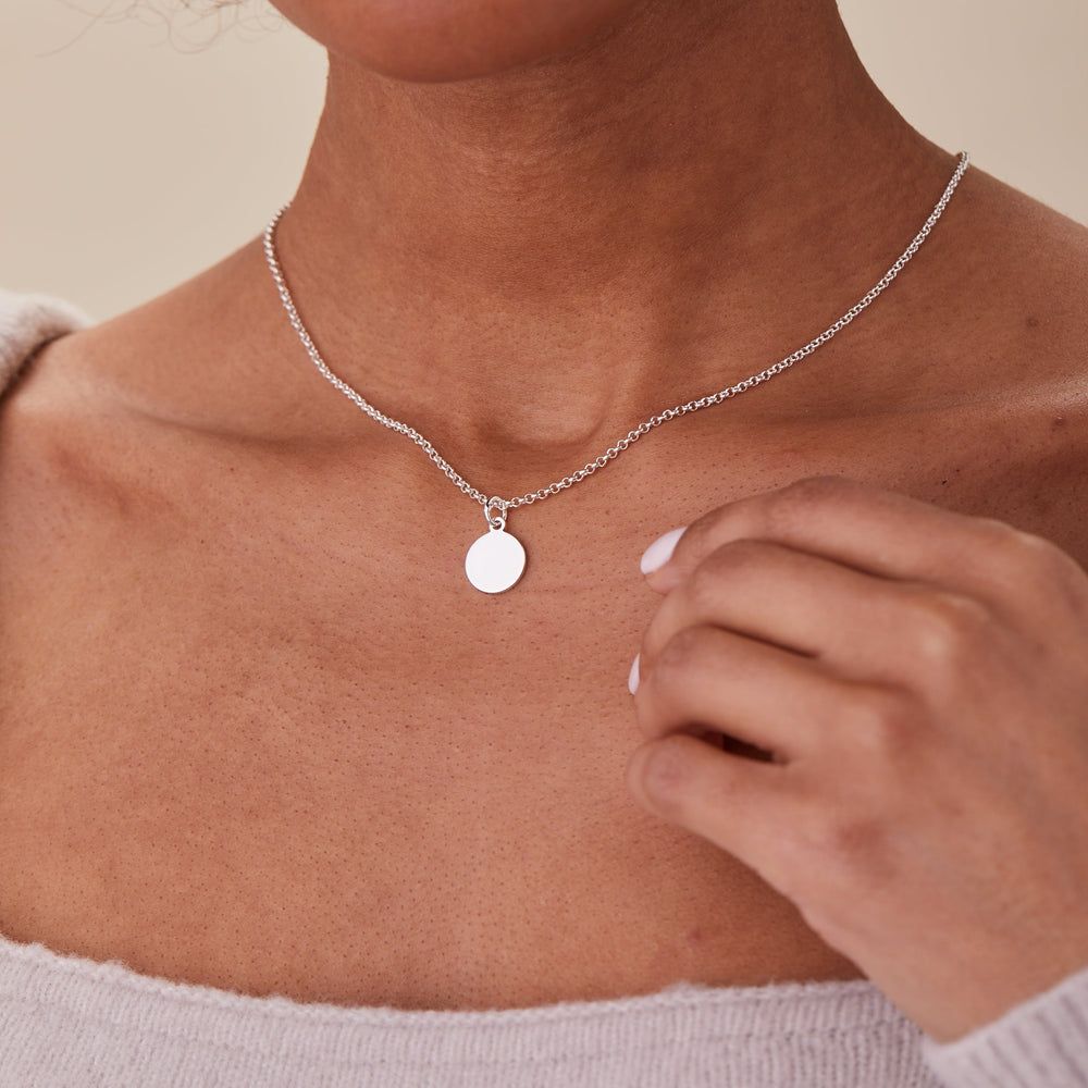 Circle Charm Necklace, 19'' - Alex and Ani Silver | Alex and Ani