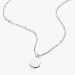 Circle Charm Necklace, 19'' - Alex and Ani Silver | Alex and Ani