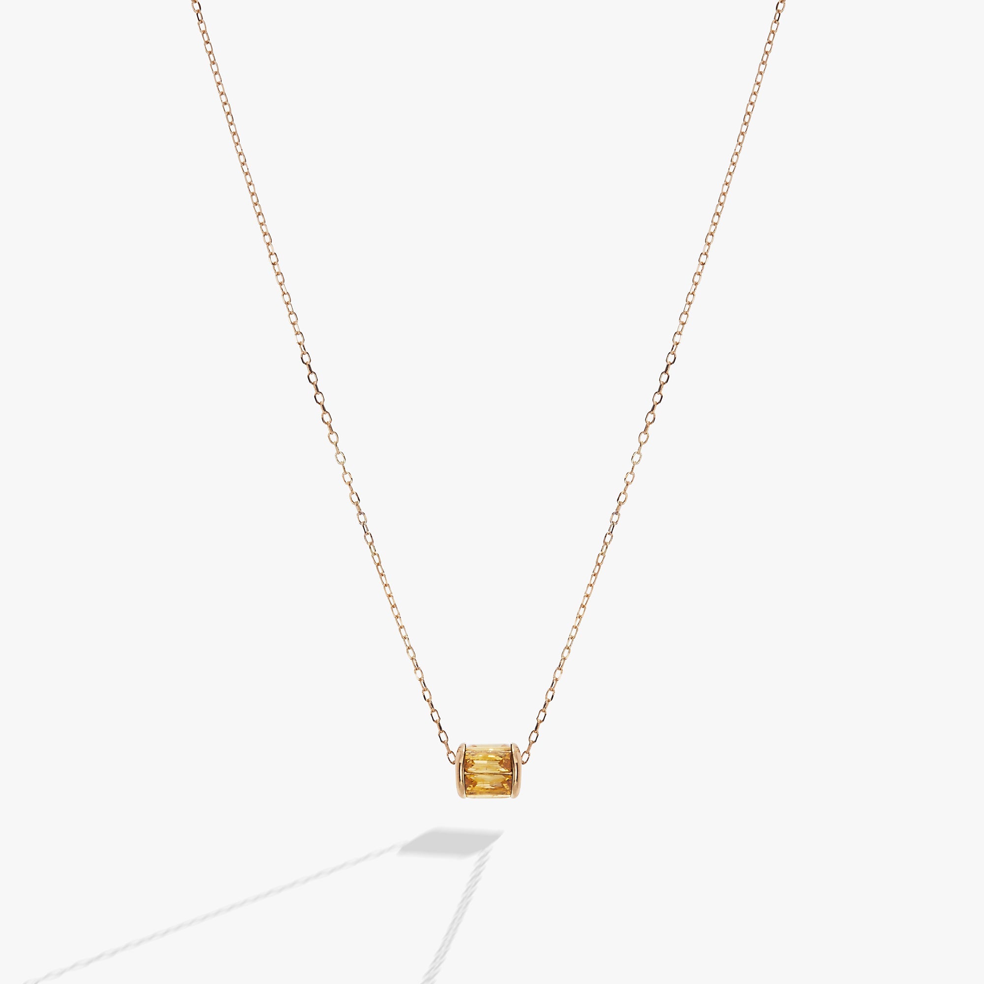 November Birthstone Precious Pendant Necklace 14kt Gold Over Sterling Silver | Alex and Ani