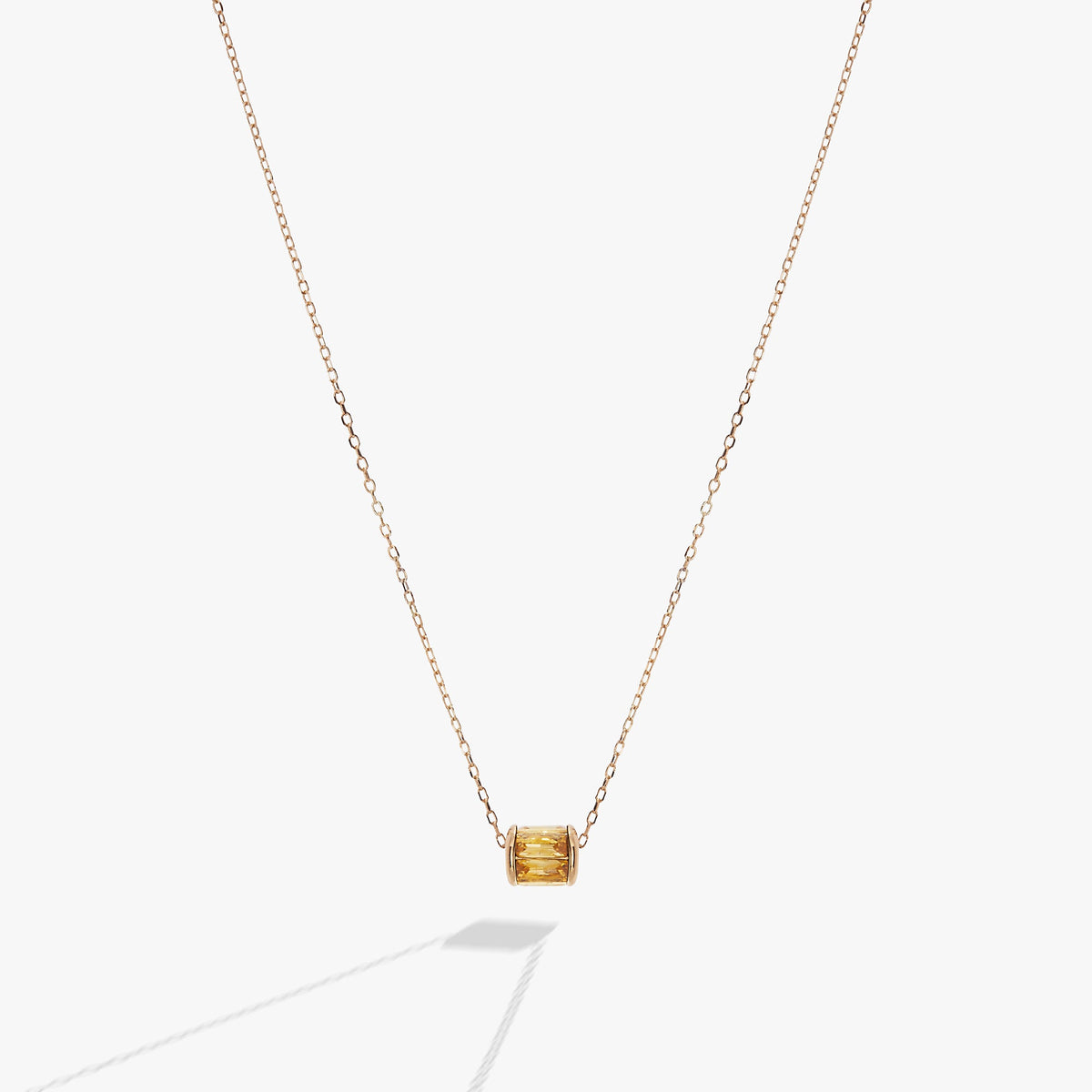 November Birthstone Precious Pendant Necklace 14kt Gold Over Sterling Silver | Alex and Ani