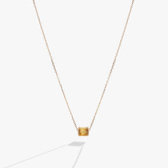 November Birthstone Precious Pendant Necklace 14kt Gold Over Sterling Silver | Alex and Ani