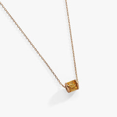 November Birthstone Precious Pendant Necklace 14kt Gold Over Sterling Silver | Alex and Ani