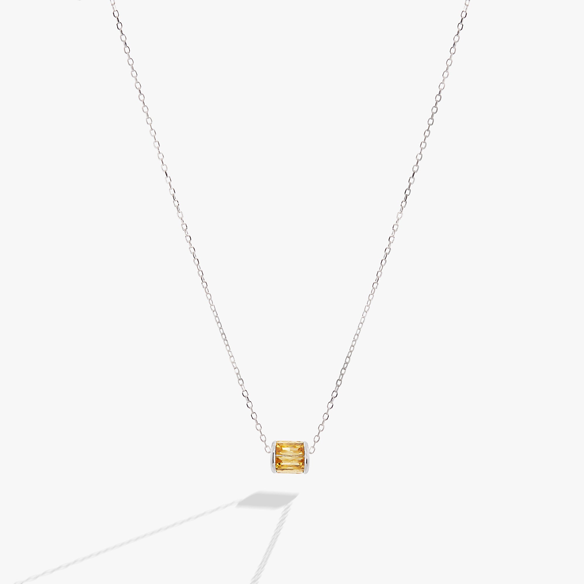 November Birthstone Precious Pendant Necklace 14kt Gold Over Sterling Silver | Alex and Ani