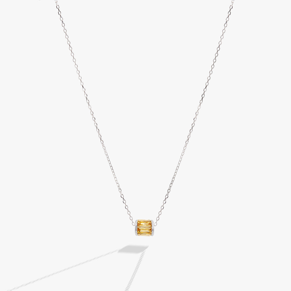 November Birthstone Precious Pendant Necklace 14kt Gold Over Sterling Silver | Alex and Ani