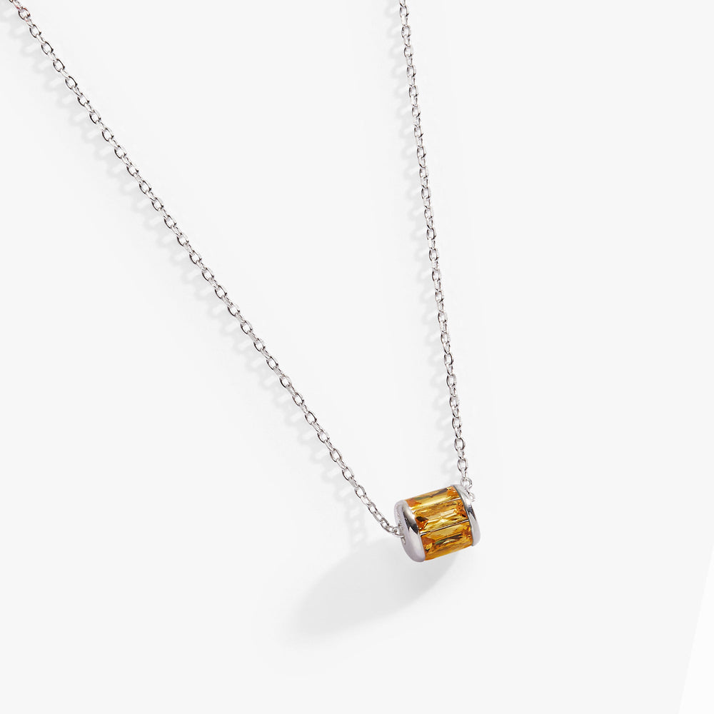 November Birthstone Precious Pendant Necklace 14kt Gold Over Sterling Silver | Alex and Ani