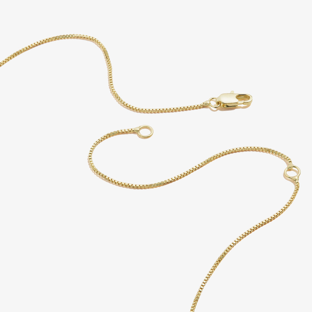 Slider Tag Heart Charm Necklace Gold | Alex and Ani