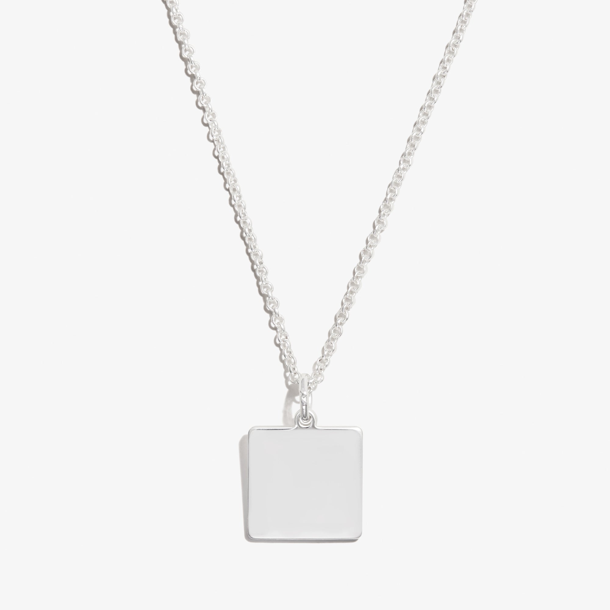 Square Charm Necklace - Alex and Ani Silver | Alex and Ani