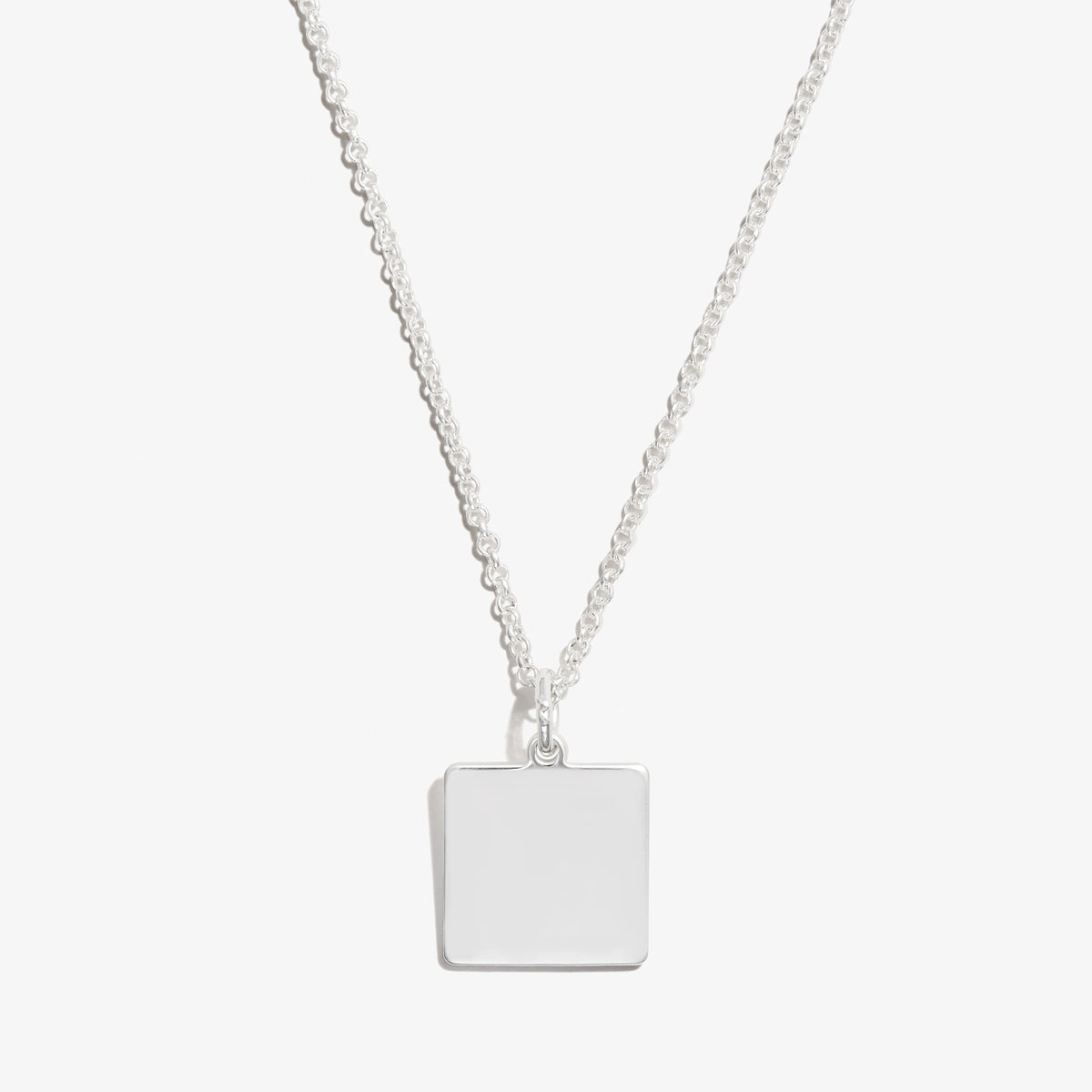 Square Charm Necklace - Alex and Ani Silver | Alex and Ani