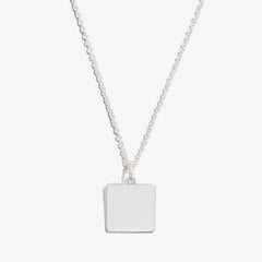 Square Charm Necklace - Alex and Ani Silver | Alex and Ani