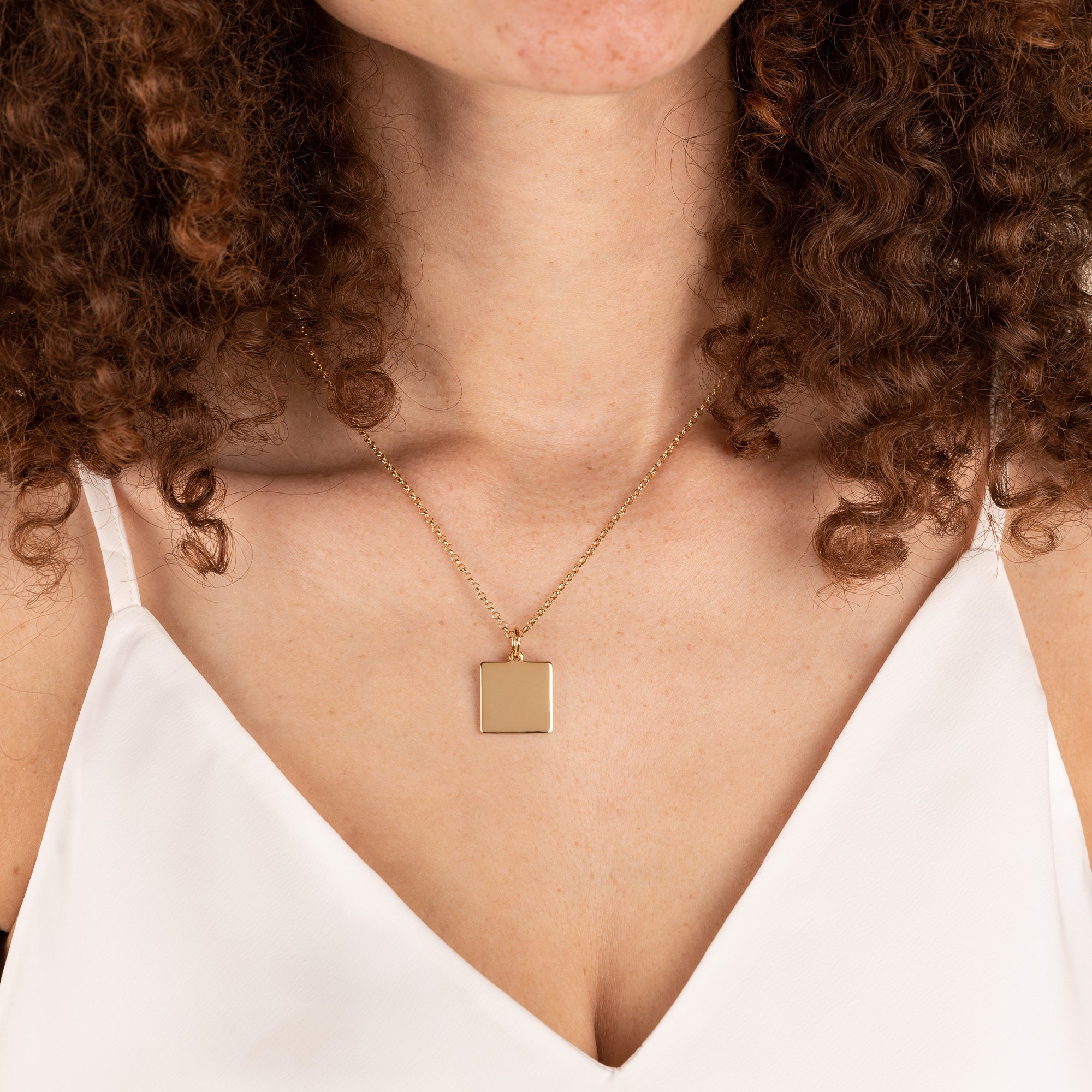 Square Charm Necklace - Alex and Ani Silver | Alex and Ani