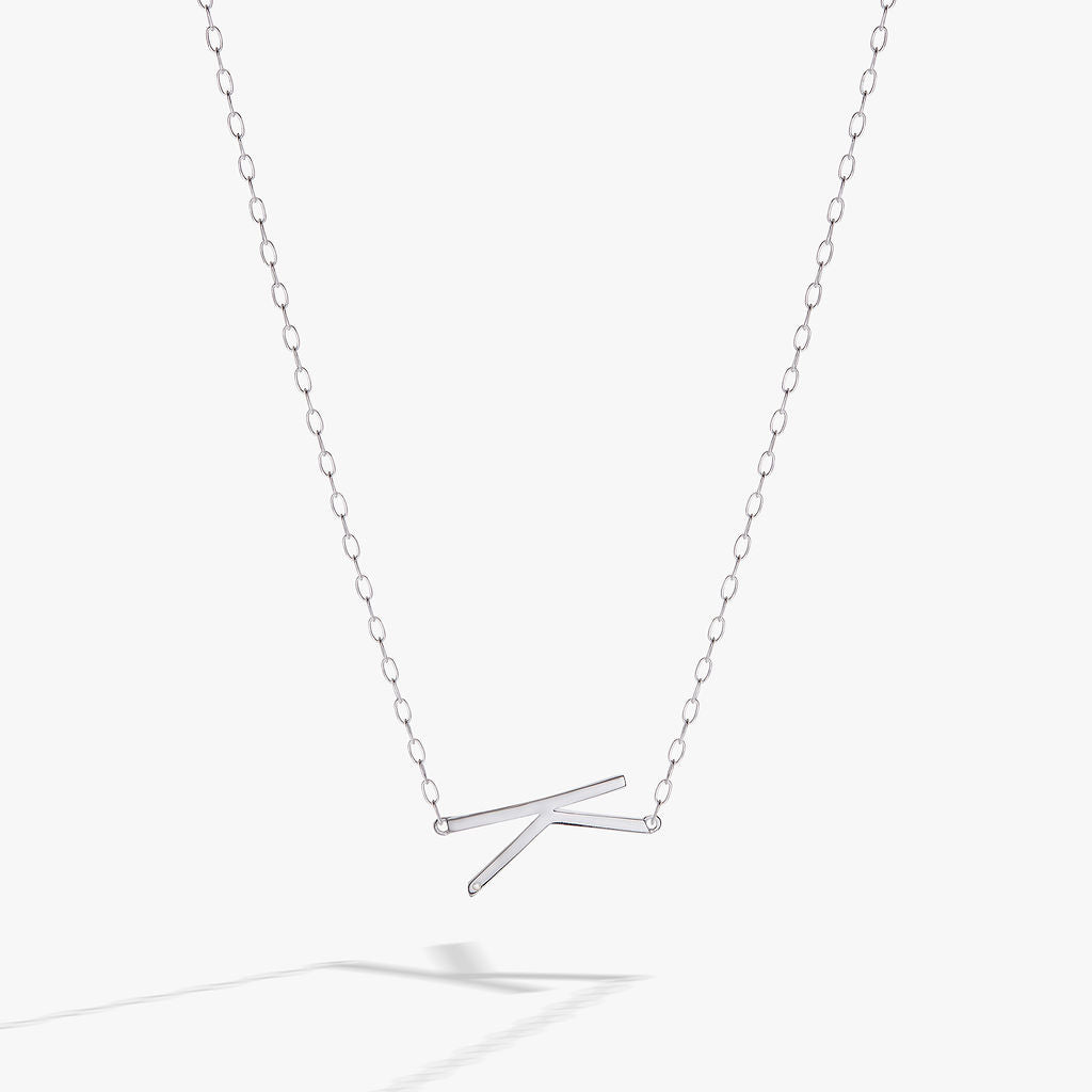 Precious Elongated Initial Necklace K 14kt Gold Over .925 Sterling Silver | Alex and Ani
