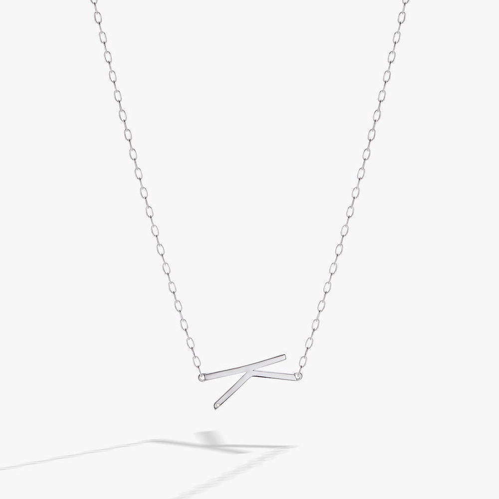 Precious Elongated Initial Necklace K 14kt Gold Over .925 Sterling Silver | Alex and Ani